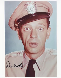 Don Knotts autograph