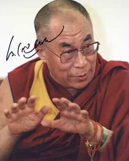 Dalai Lama autograph