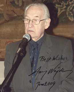 Andrzej Wajda autograph