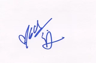 Coco Lee autograph