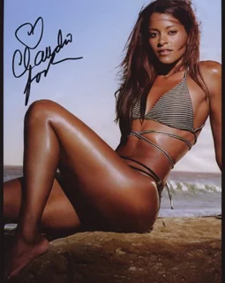 Claudia Jordan autograph