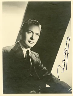 Robert Montgomery autograph