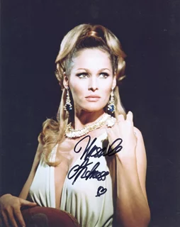 Ursula Andress autograph