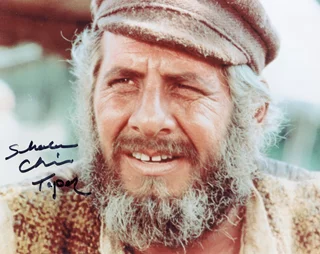 Chaim Topol autograph