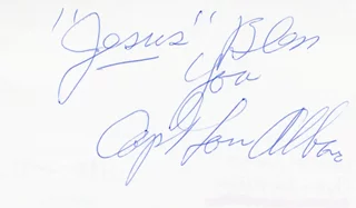 Lou Albano autograph