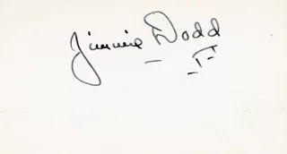 Jimmie Dodd autograph