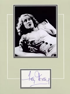Fay Wray autograph
