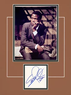 Sidney Poitier autograph