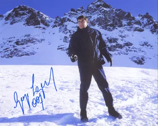 George Lazenby autograph
