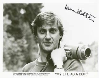 Lasse Hallstrom autograph