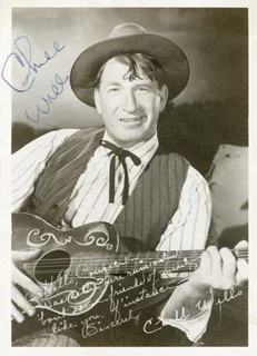 Chill Wills autograph
