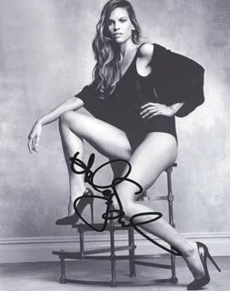 Hilary Swank autograph