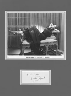 Heather Angel autograph