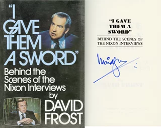 Sir David Frost autograph
