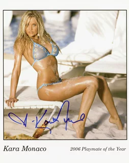 Kara Monaco autograph