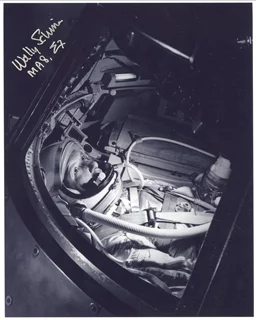 Wally Schirra autograph