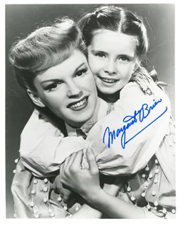 Margaret O'Brien autograph