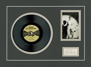 Cab Calloway autograph