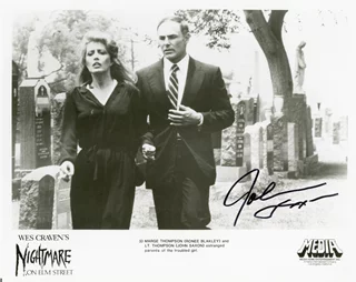 John Saxon autograph