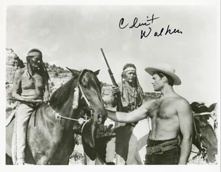 Clint Walker autograph