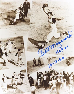 Bill Mazeroski autograph