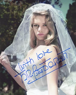 Brigitte Bardot autograph