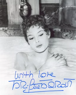 Brigitte Bardot autograph