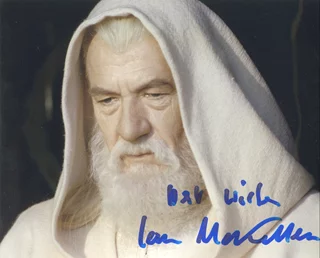 Ian McKellen autograph