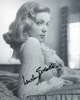 Lauren Bacall autograph