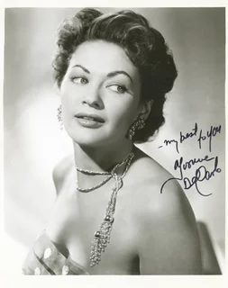 Yvonne DeCarlo autograph