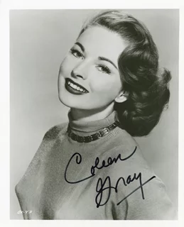 Coleen Gray autograph