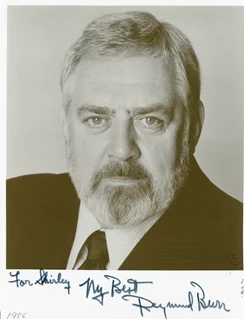 Raymond Burr autograph