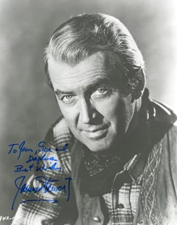 James Stewart autograph