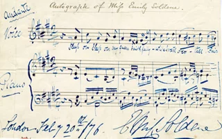 Emily Soldene autograph