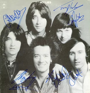 The Hollies autograph