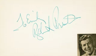 Robert Preston autograph
