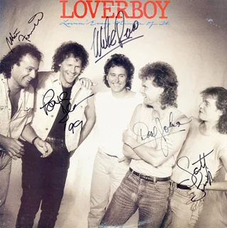 Loverboy autograph