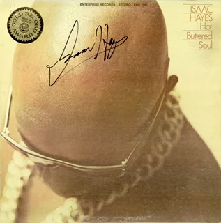 Isaac Hayes autograph