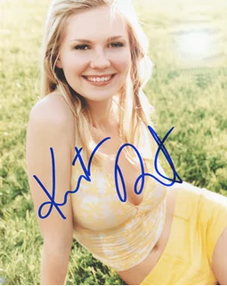 Kirsten Dunst autograph