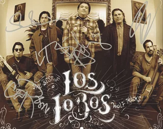 Los Lobos autograph