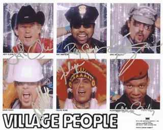 Village People autograph