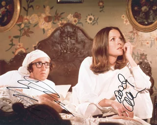 Woody Allen & Diane Keaton autograph