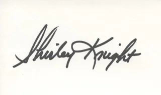 Shirley Knight autograph
