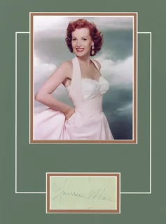 Maureen O'Hara autograph
