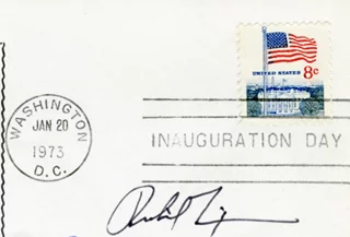 Richard Nixon autograph