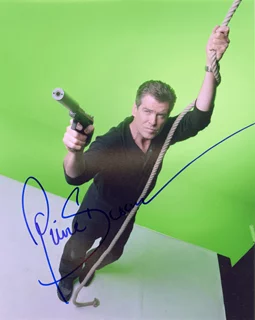 Pierce Brosnan autograph