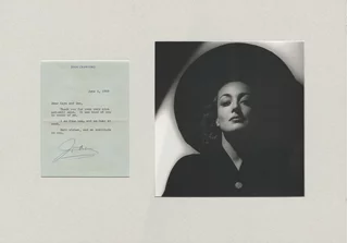 Joan Crawford autograph