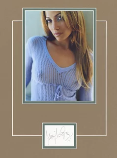 Jennifer Lopez autograph