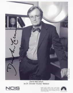David McCallum autograph