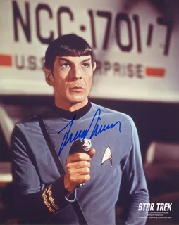 Leonard Nimoy autograph
